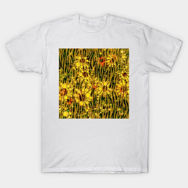 Yellow Flowers in Tall Grass T-Shirt by DANAROPER